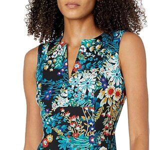 Calvin Klein Women's Sleeveless Fitted Cocktail Sheath Dress, Size 14
